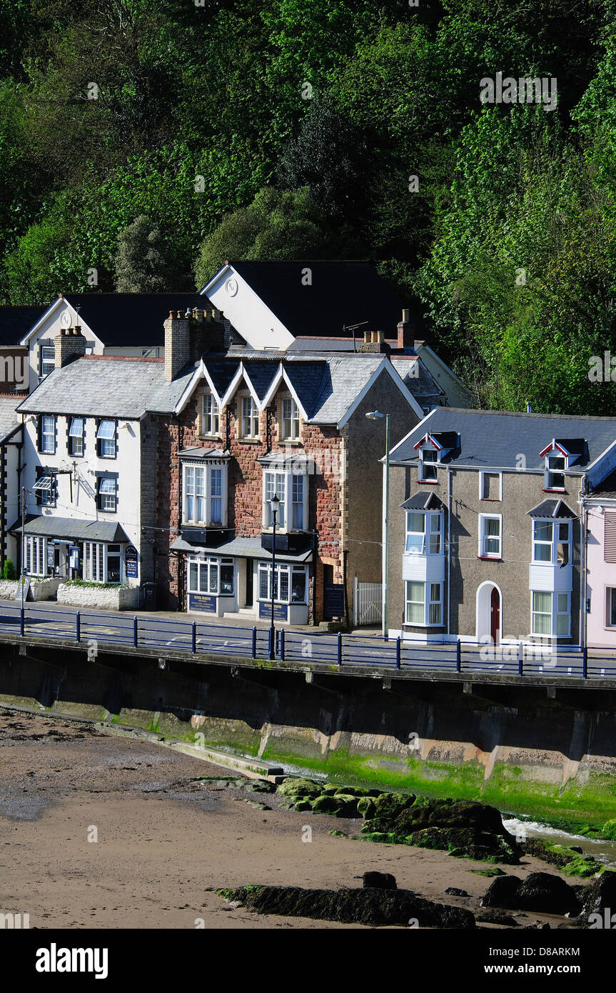 A view of Combe Martin on the north Devon coast Stock Photo Alamy