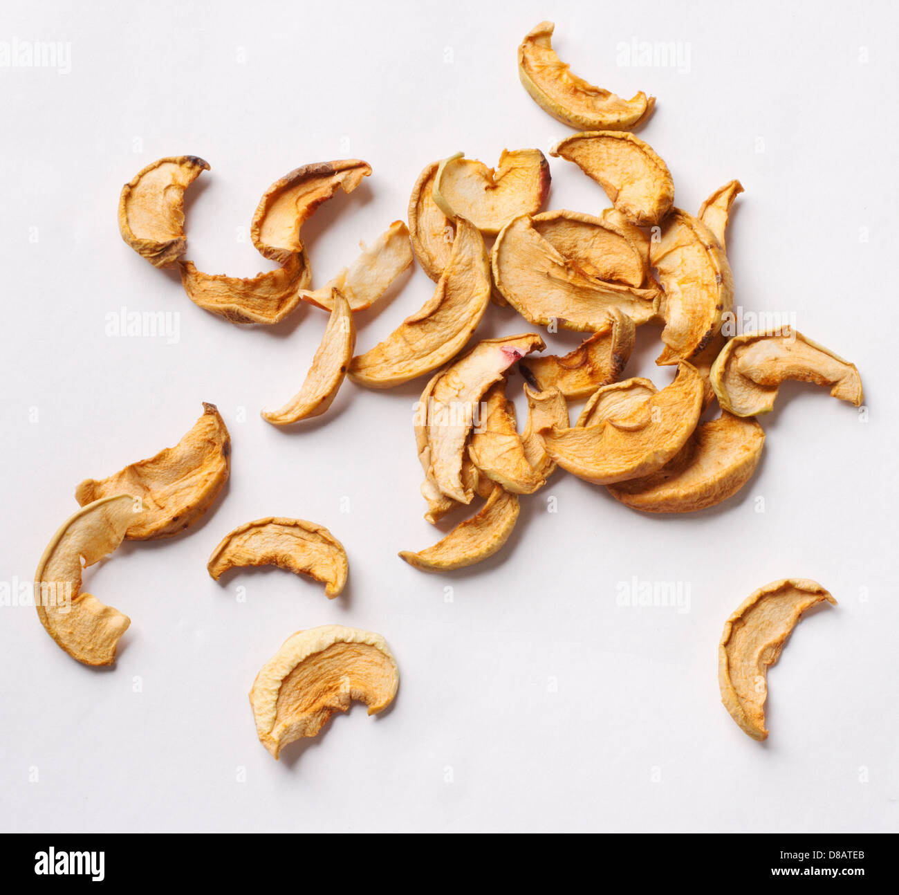some pieces of dry apples Stock Photo Alamy