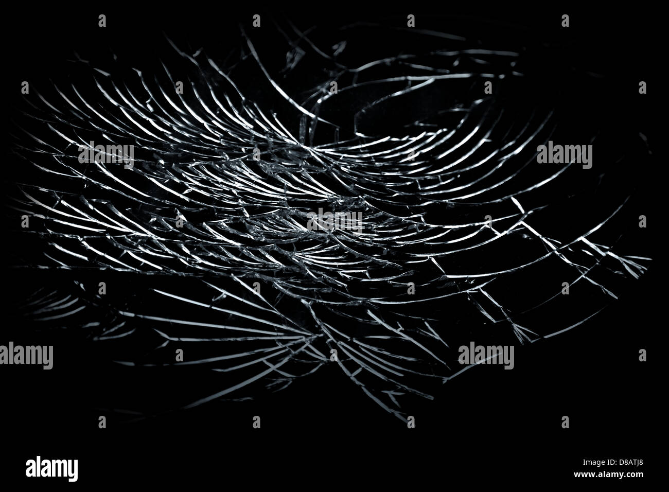 Shattered glass black background hi-res stock photography and images - Alamy