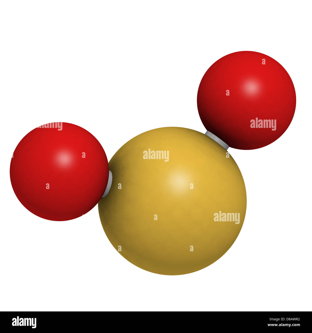 sulfur dioxide molecule