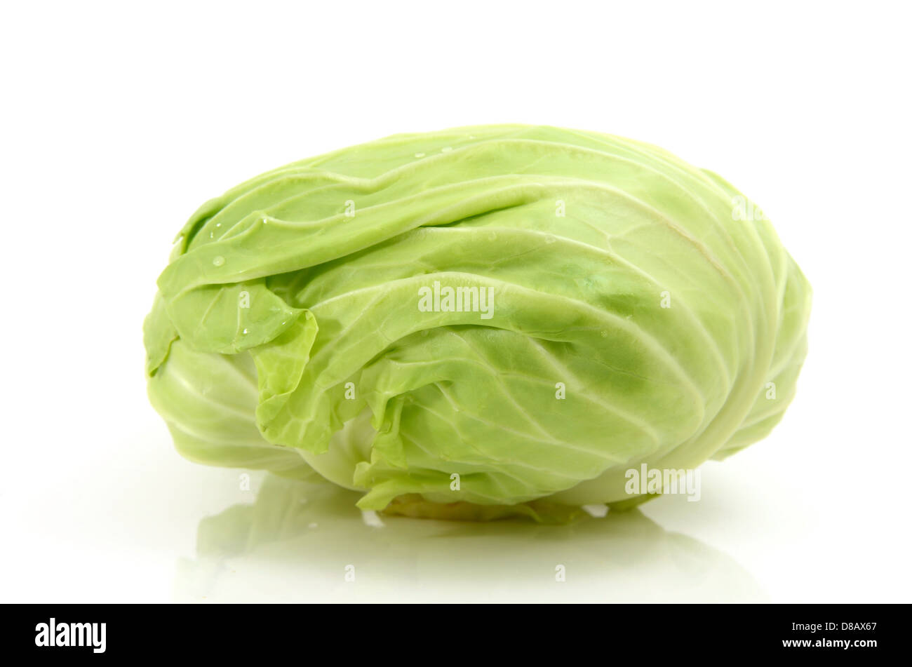 Cabbage isolated on white Stock Photo