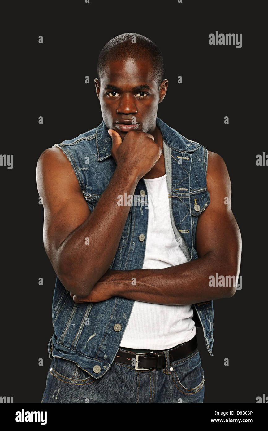 Portrait young african american man hi-res stock photography and images ...