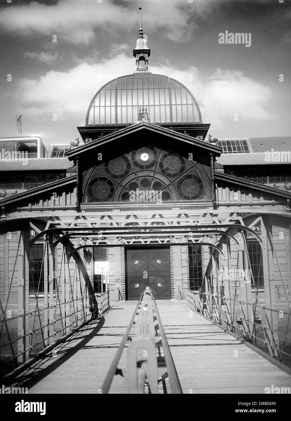 Fischauktionshalle at Fish Market in Hamburg. Stock Photo