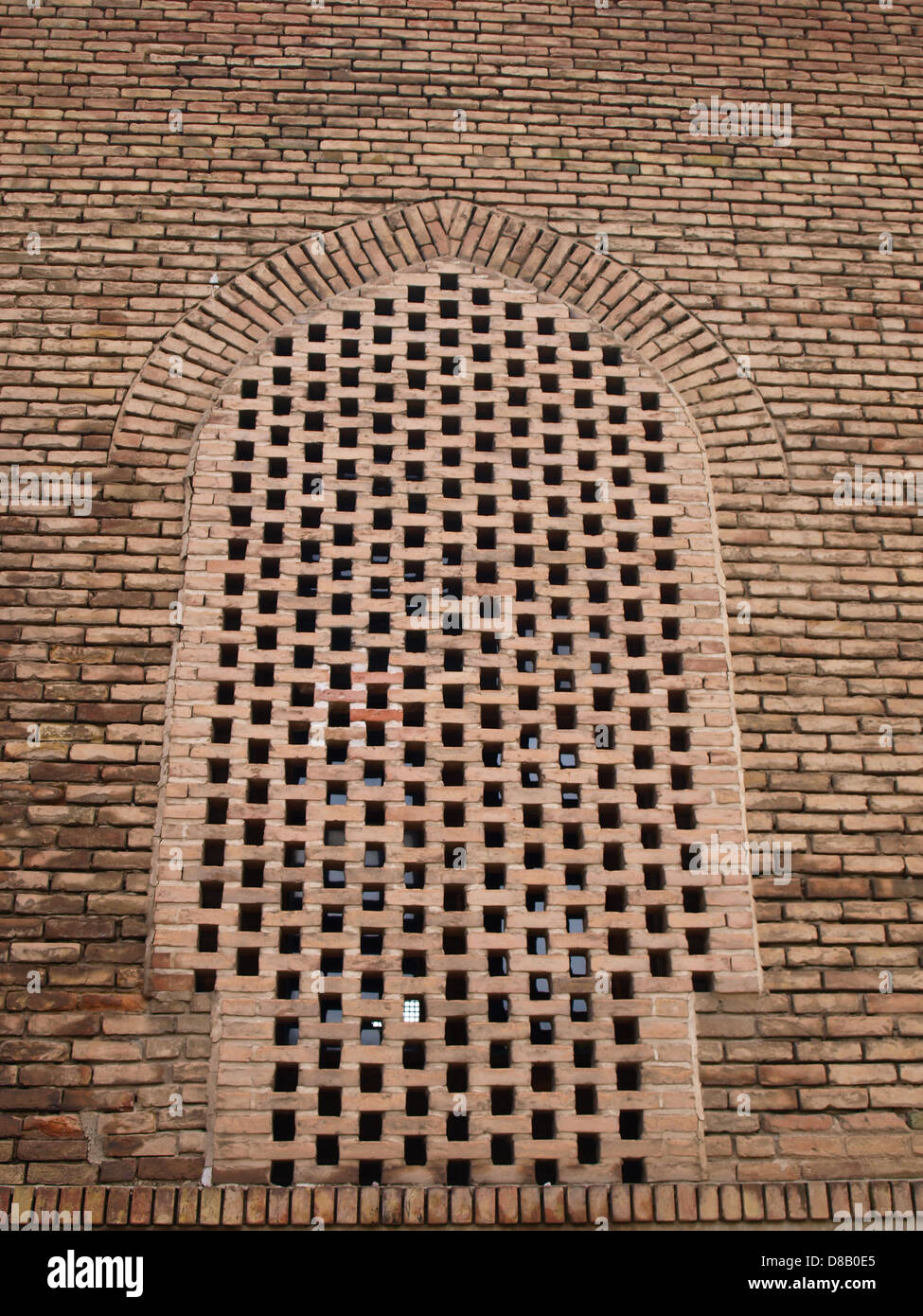 Brick architecture in Blue mosque in Tabriz, Iran Stock Photo
