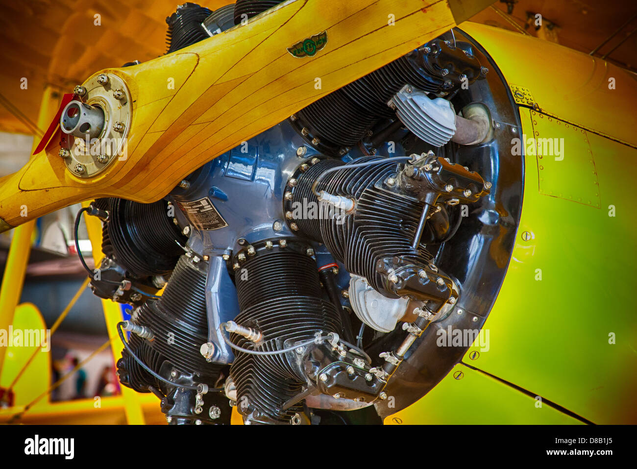 Aircraft propeller engine Stock Photo - Alamy