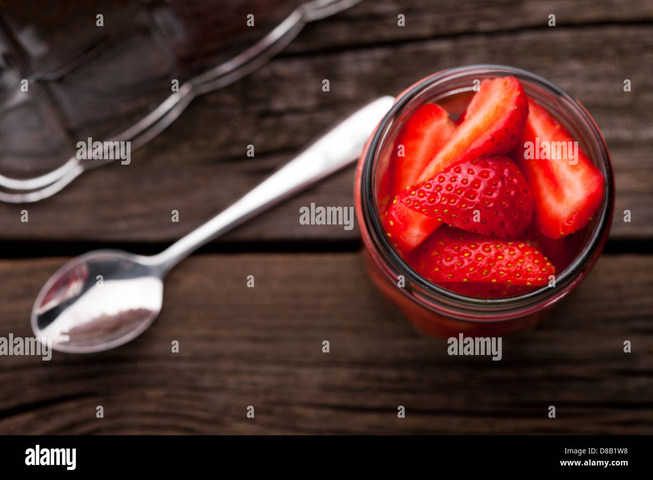 Jar of strawberries hi-res stock photography and images - Alamy
