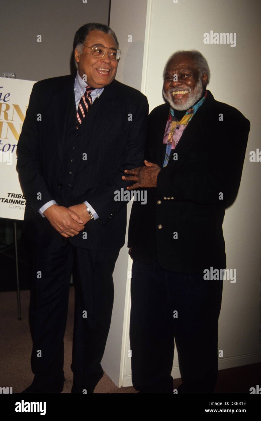 JAMES EARL JONES with Joe Seneca.The Vernon John Story Press Reception