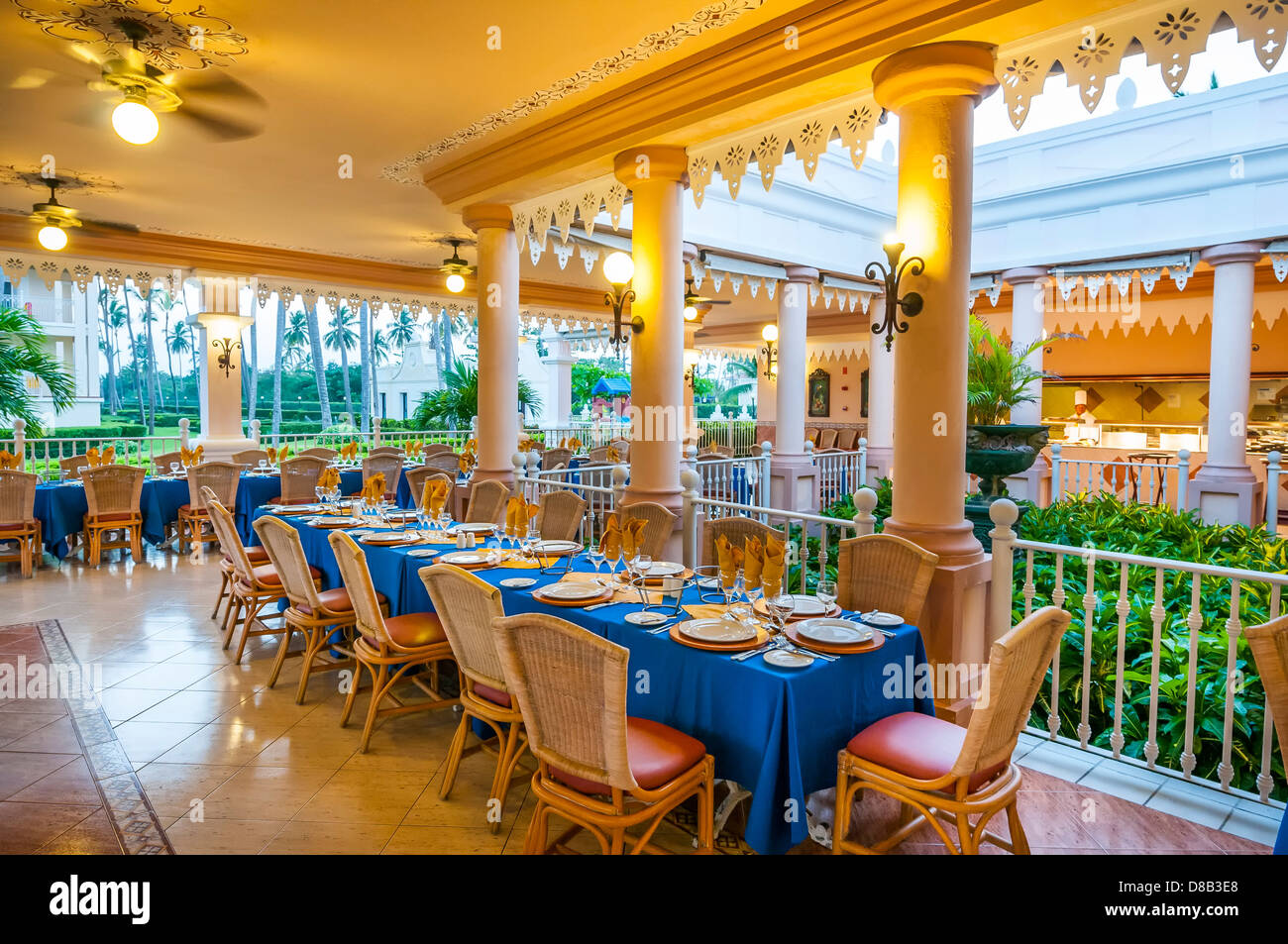 grill dining area; Riu Palace; hotel; Punta Cana; Dominican Republic