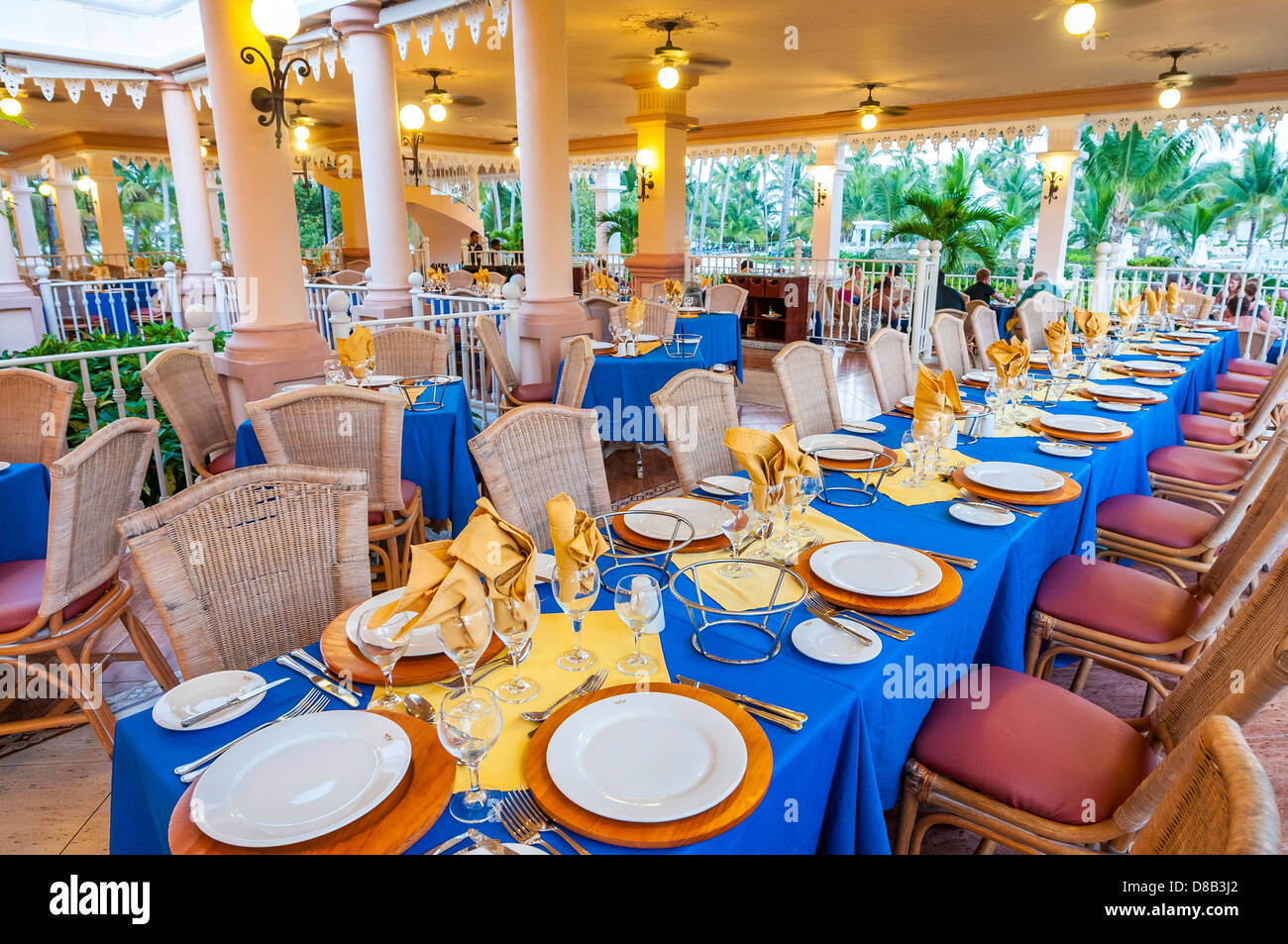 grill dining area; Riu Palace; hotel; Punta Cana; Dominican Republic