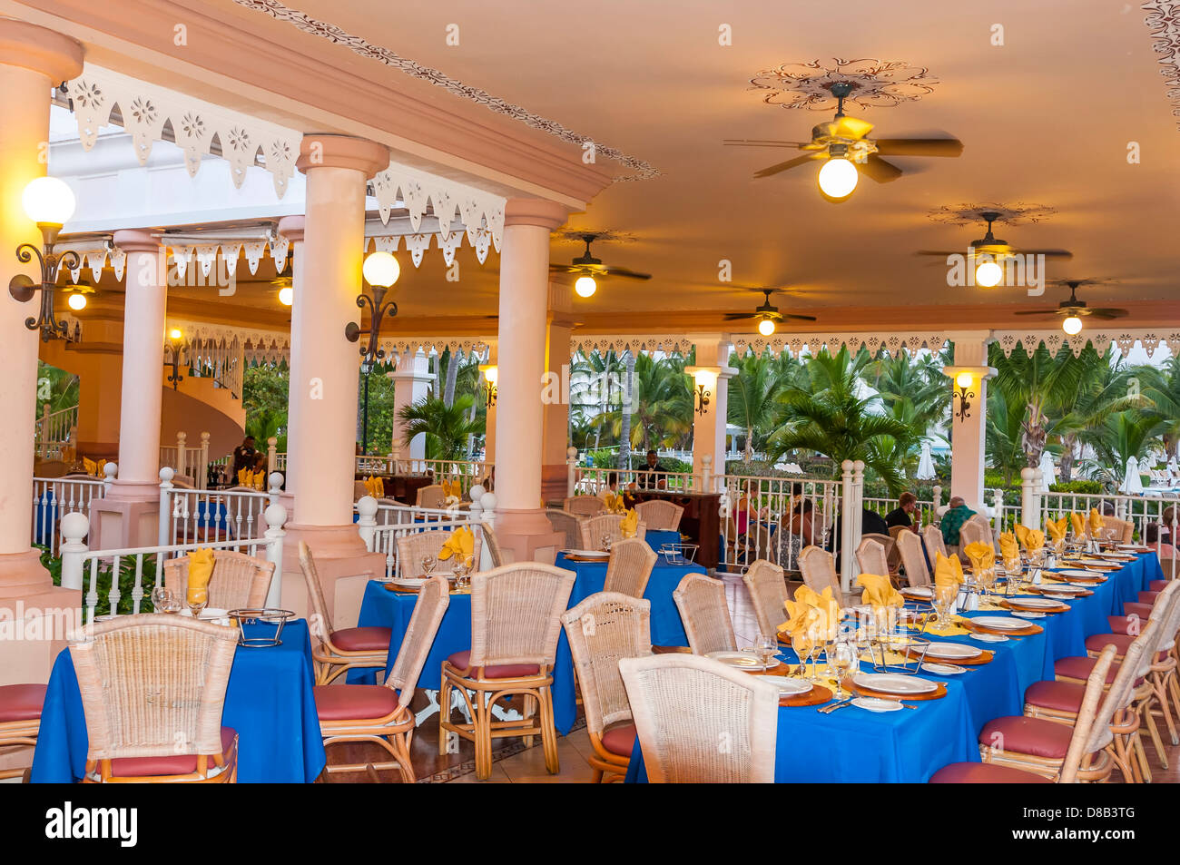 grill dining area; Riu Palace; hotel; Punta Cana; Dominican Republic