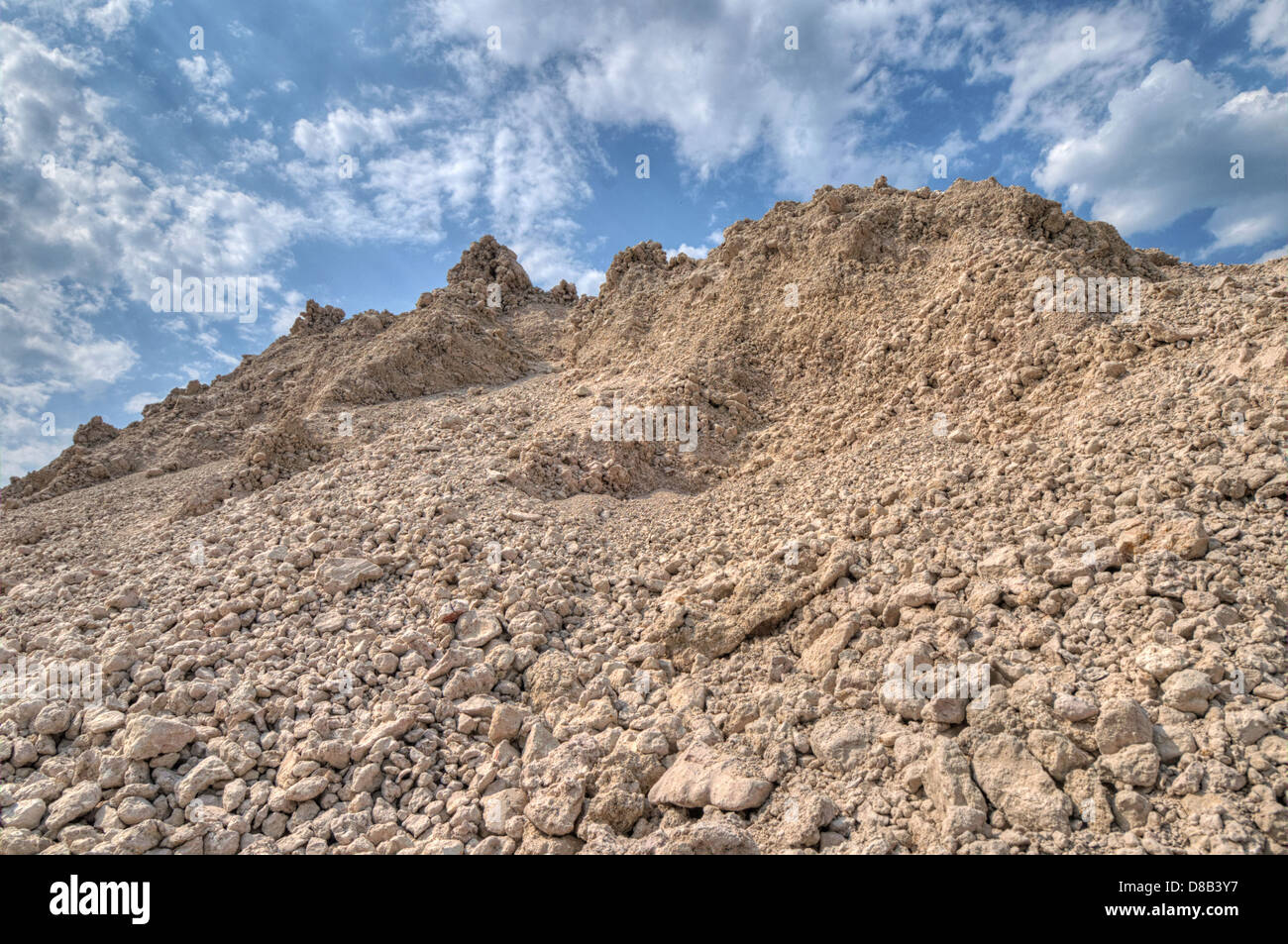 a mound of clay for construction work Stock Photo Alamy