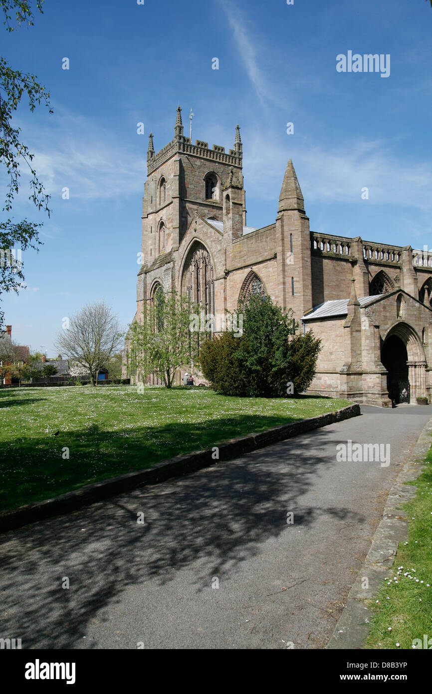 Priory church Leominster Herefordshire England UK Stock Photo Alamy