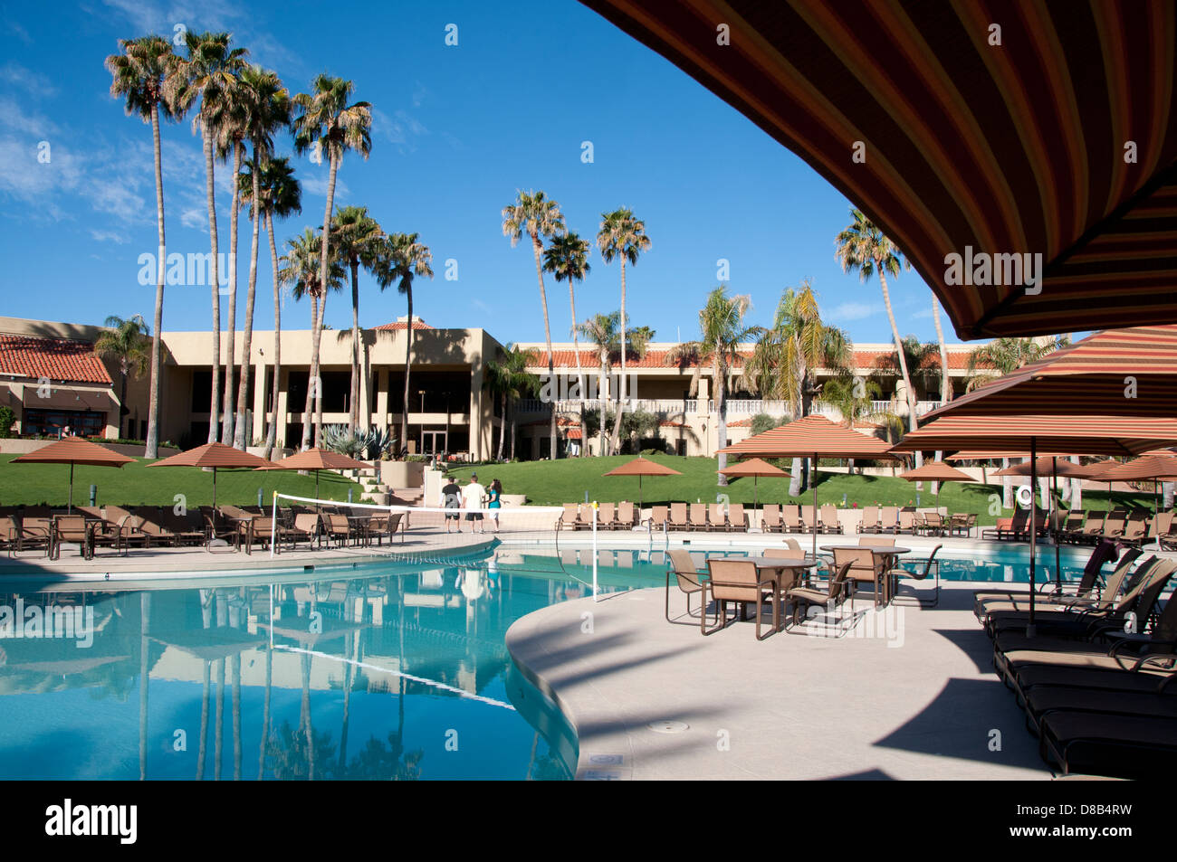 Arizona hotel resort pool Stock Photo