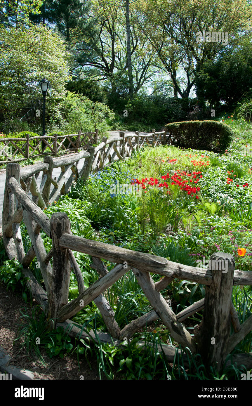 shakespeare garden central park map