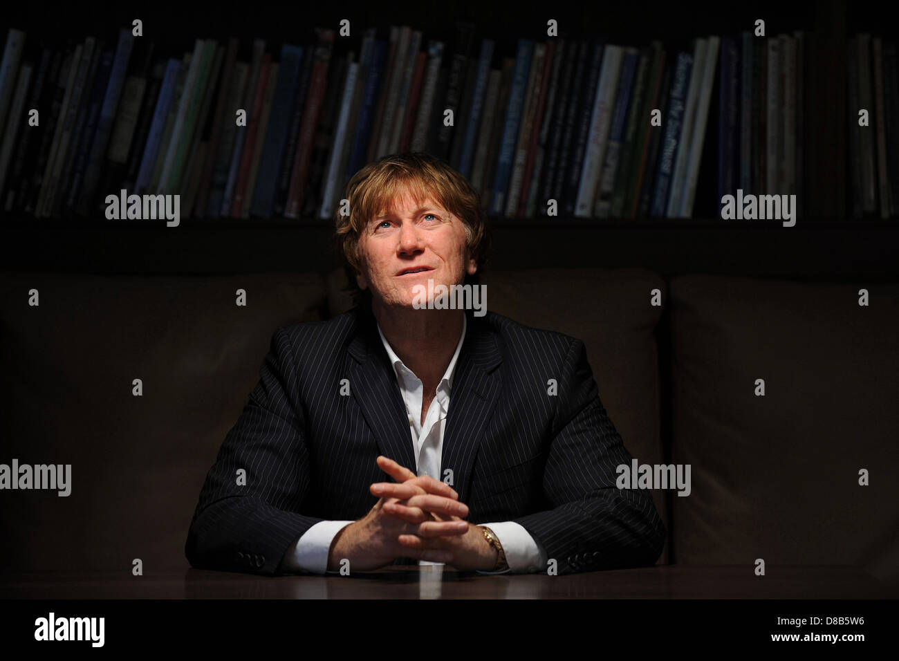 Professor Sir Christopher Thomas Evans - biotechnology entrepreneur Stock Photo