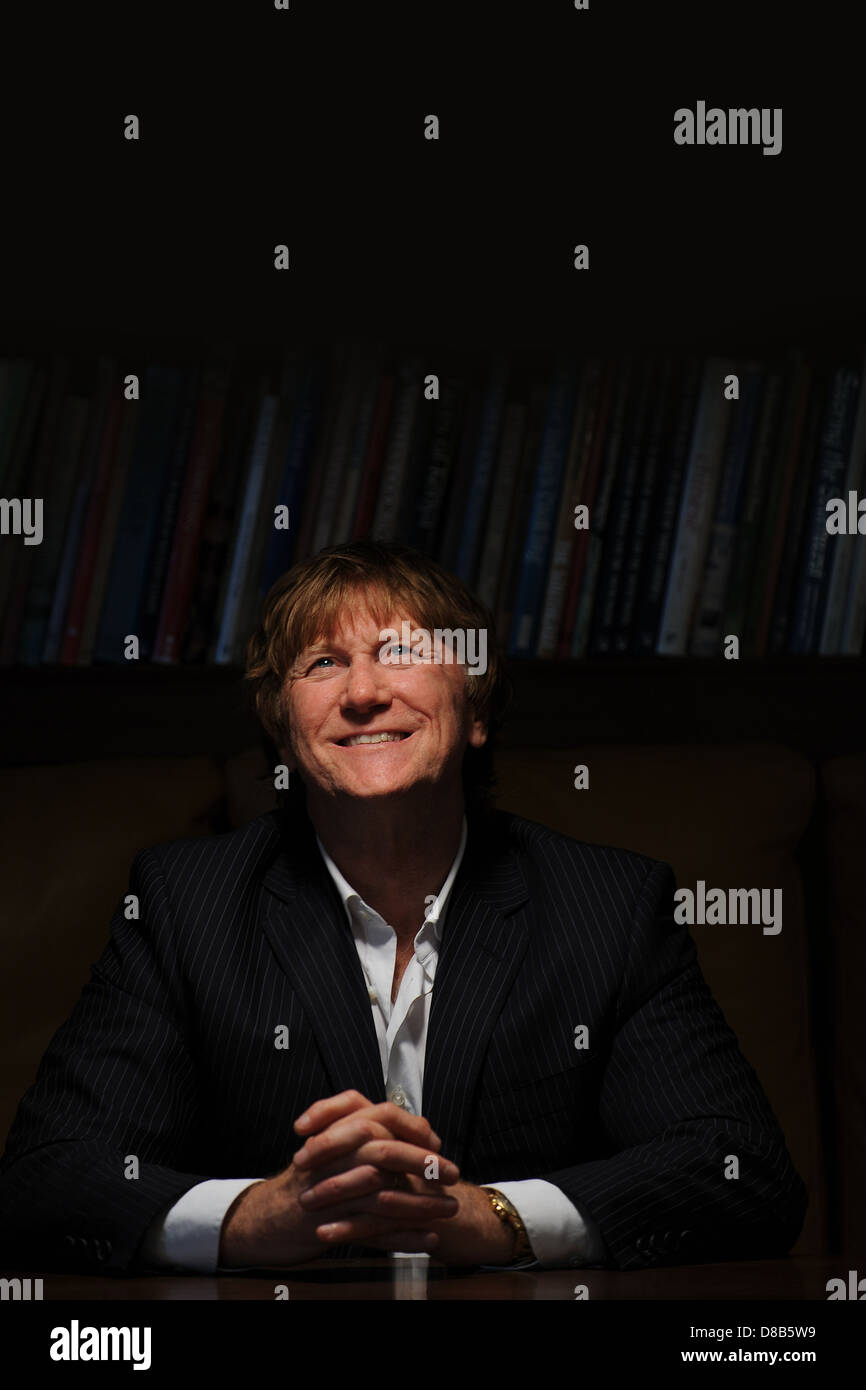 Professor Sir Christopher Thomas Evans - biotechnology entrepreneur Stock Photo