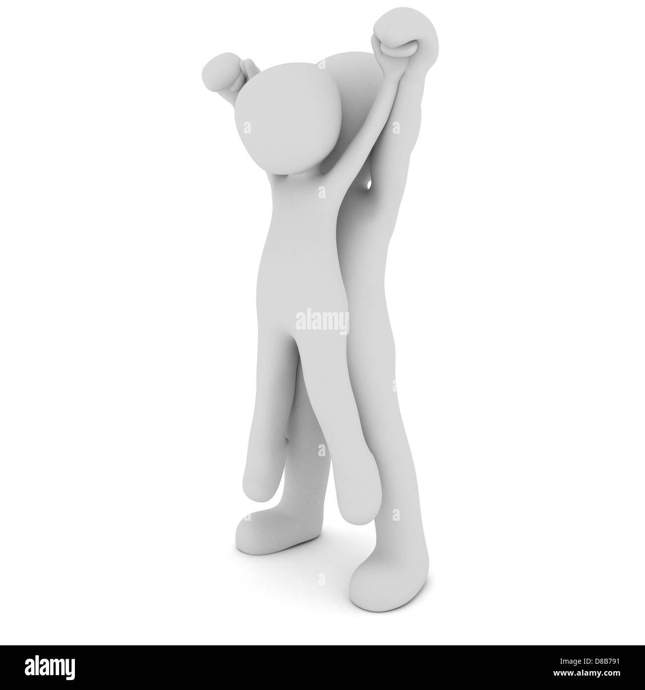 A father raising his child up to the poor Stock Photo - Alamy