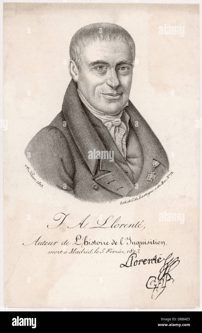 JUAN ANTONIO LLORENTE Stock Photo Alamy