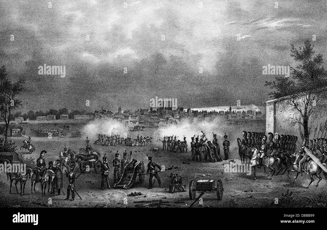 1830 REVOLUTION BELGIUM Stock Photo