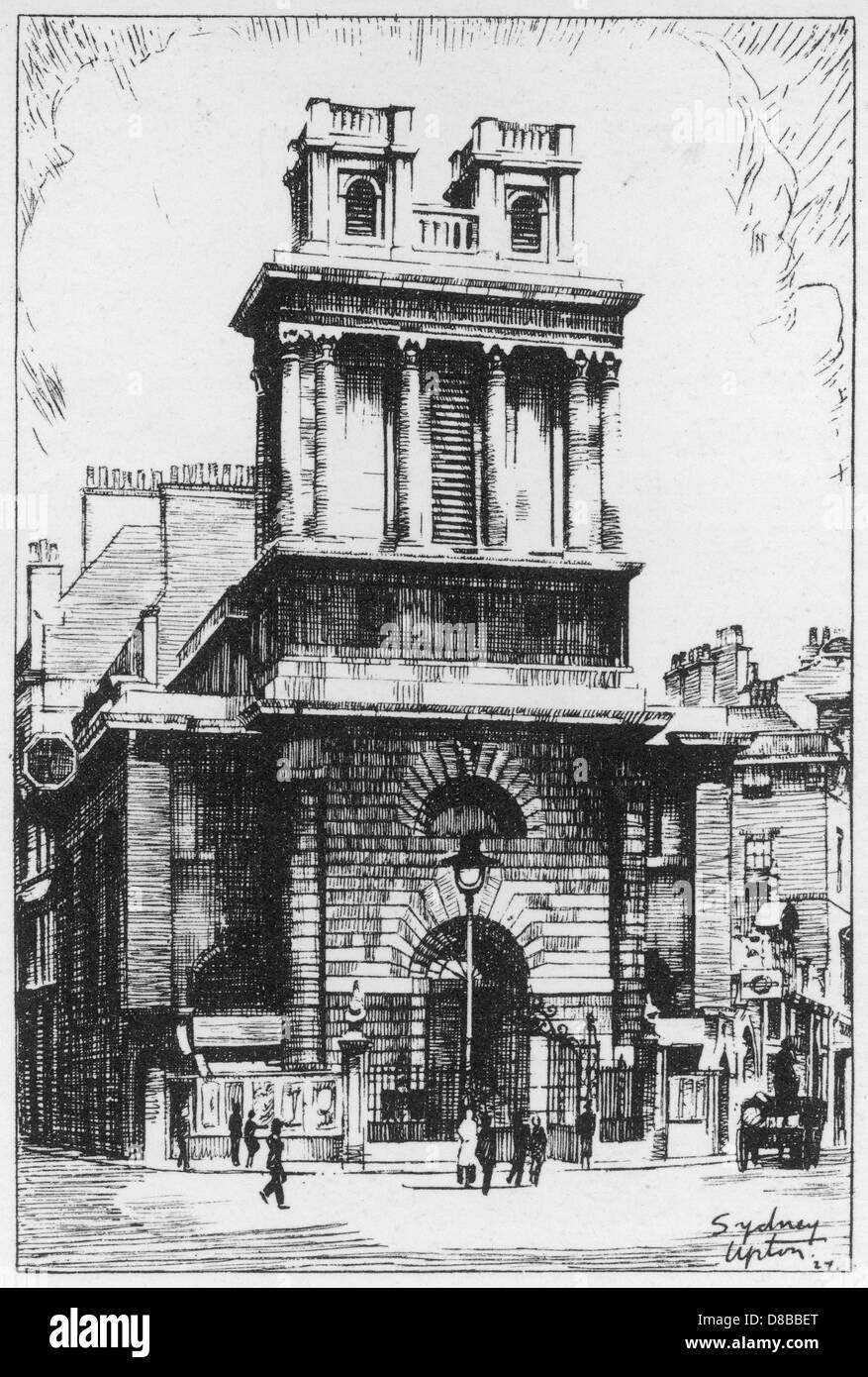 ST MARY WOOLNOTH 1927 Stock Photo
