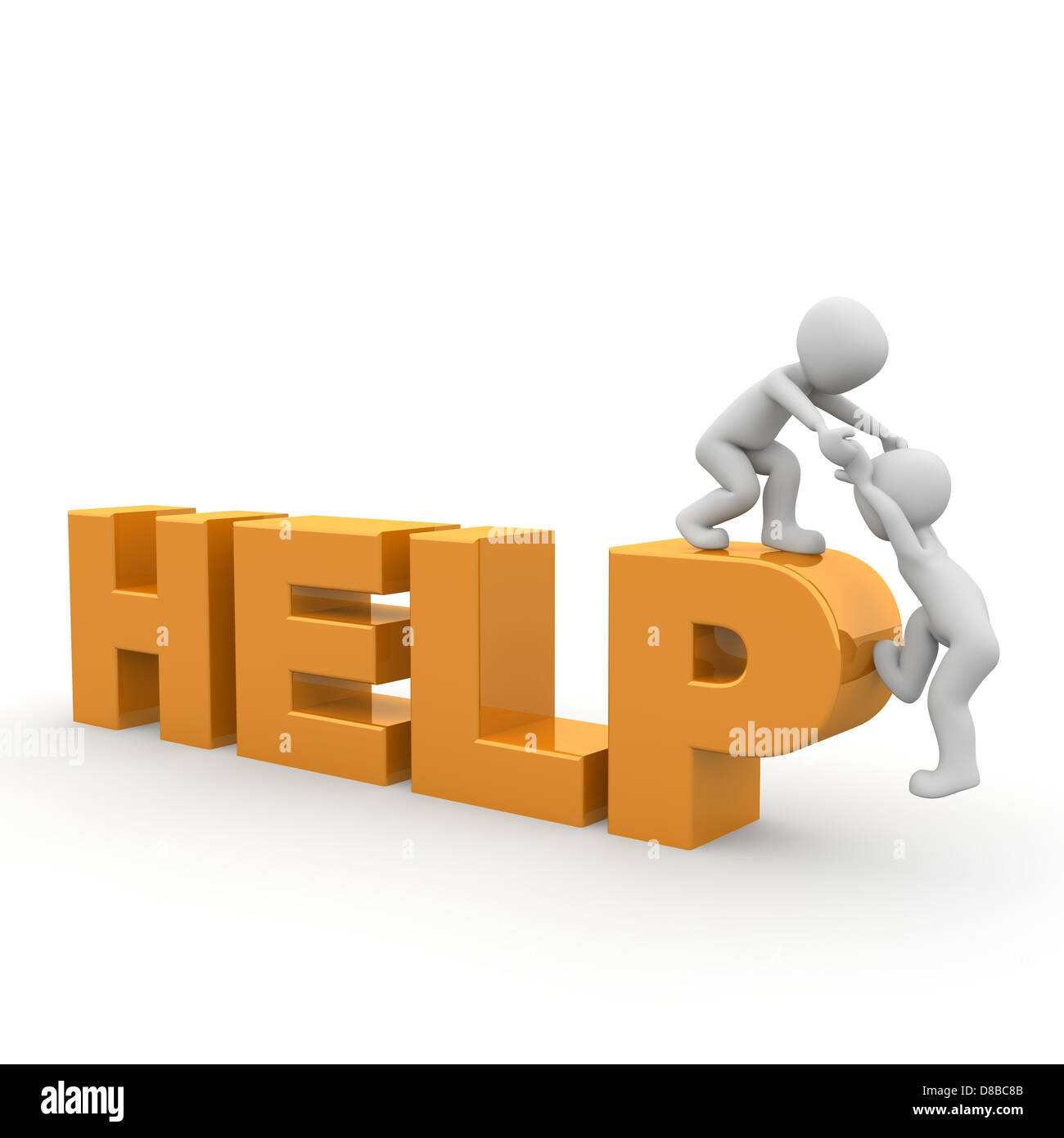 Help others and they will help you. Stock Photo