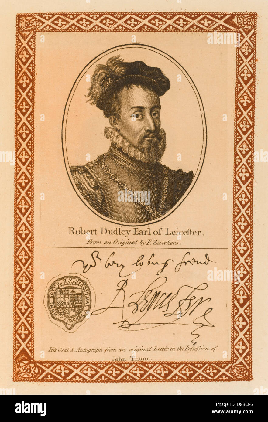 ROBERT DUDLEY LEICESTER Stock Photo