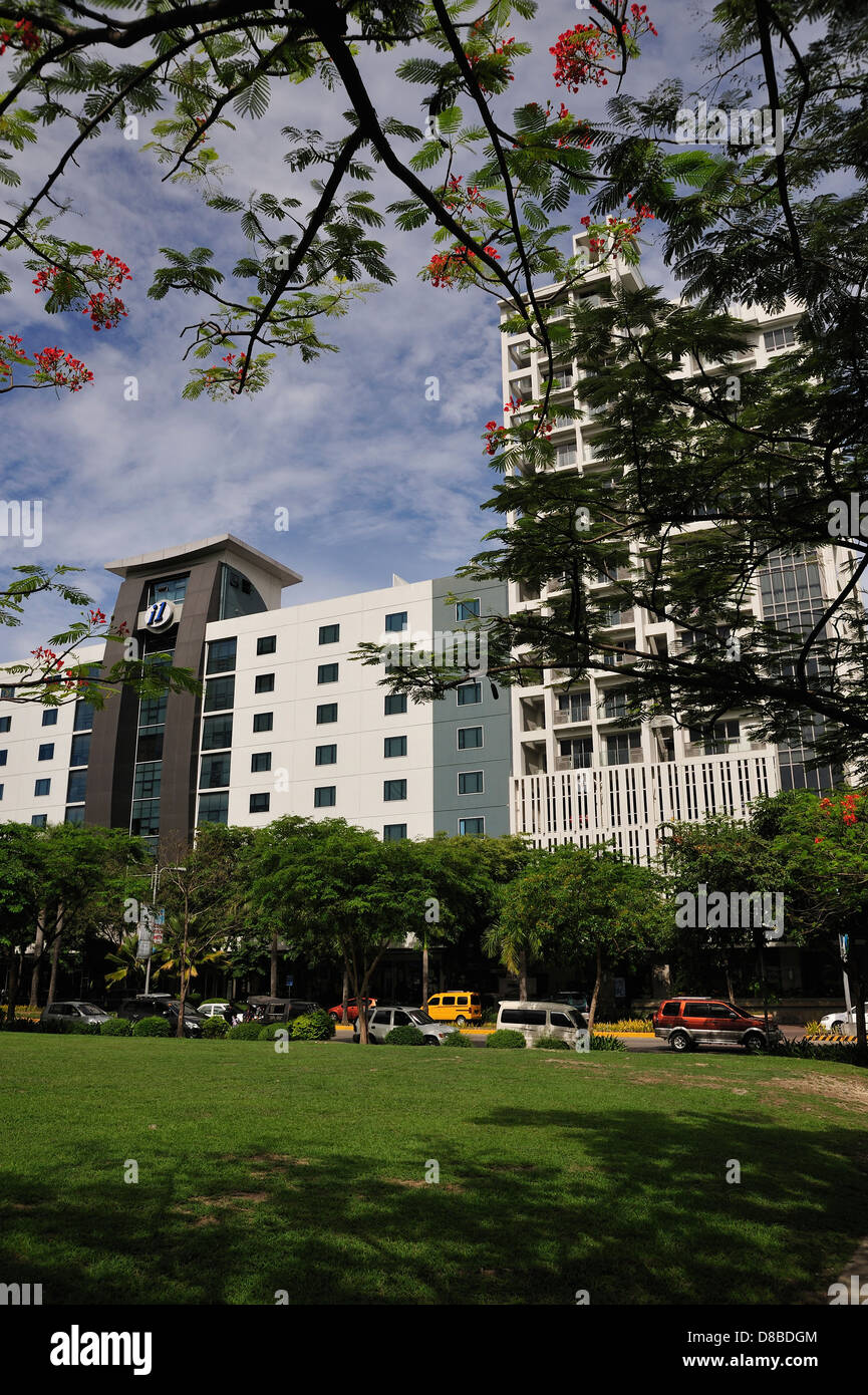 Office and Residential Buildings I.T. Park Cebu City Philippines Stock Photo