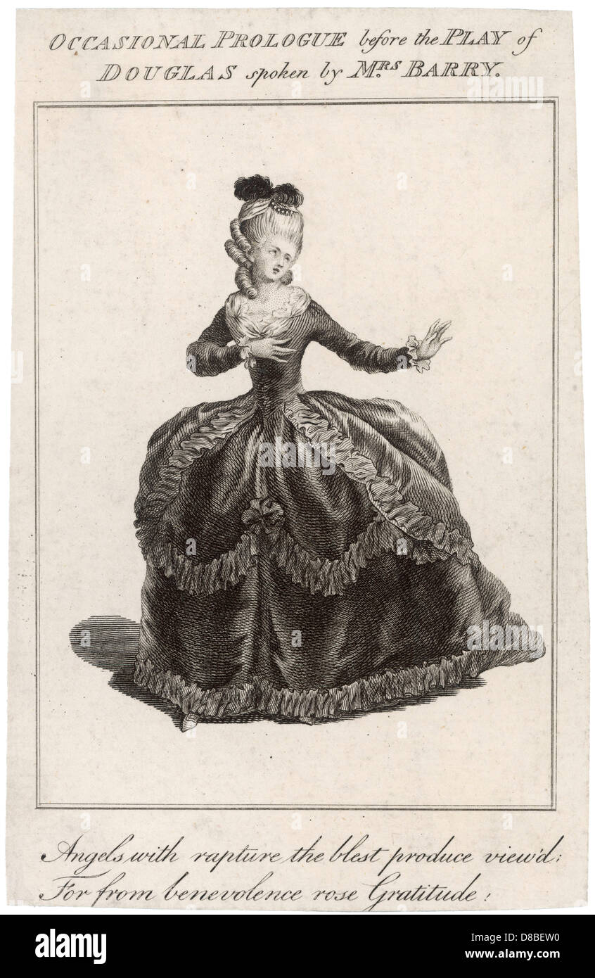 Ann Spranger Barry deilvering prologue Stock Photo Alamy