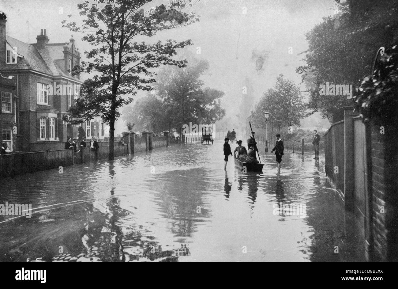 FLOODS LONDON 1903 Stock Photo Alamy