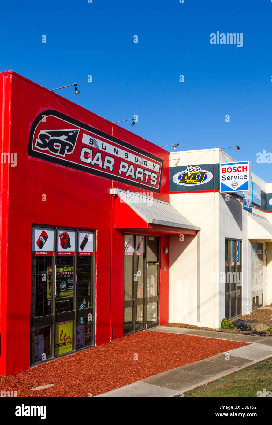 Car parts shop retail outlet Sunbury, Victoria, Australia Stock Photo