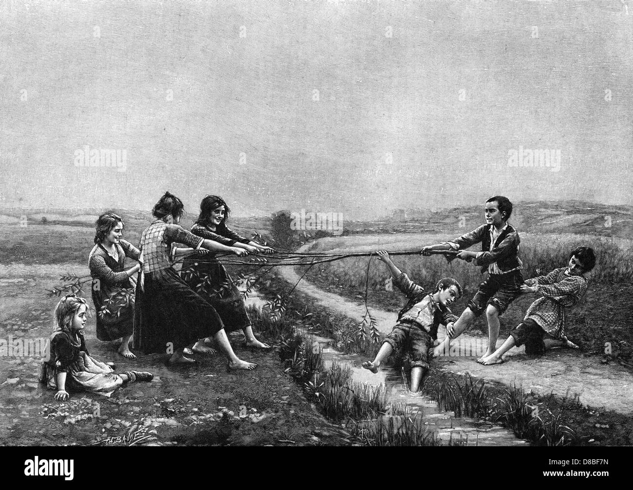 History tug of war hi-res stock photography and images - Alamy