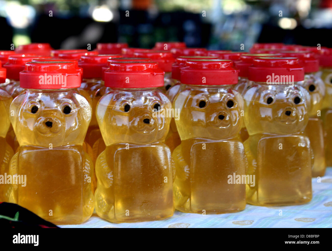 honey bear bottles Stock Photo Alamy