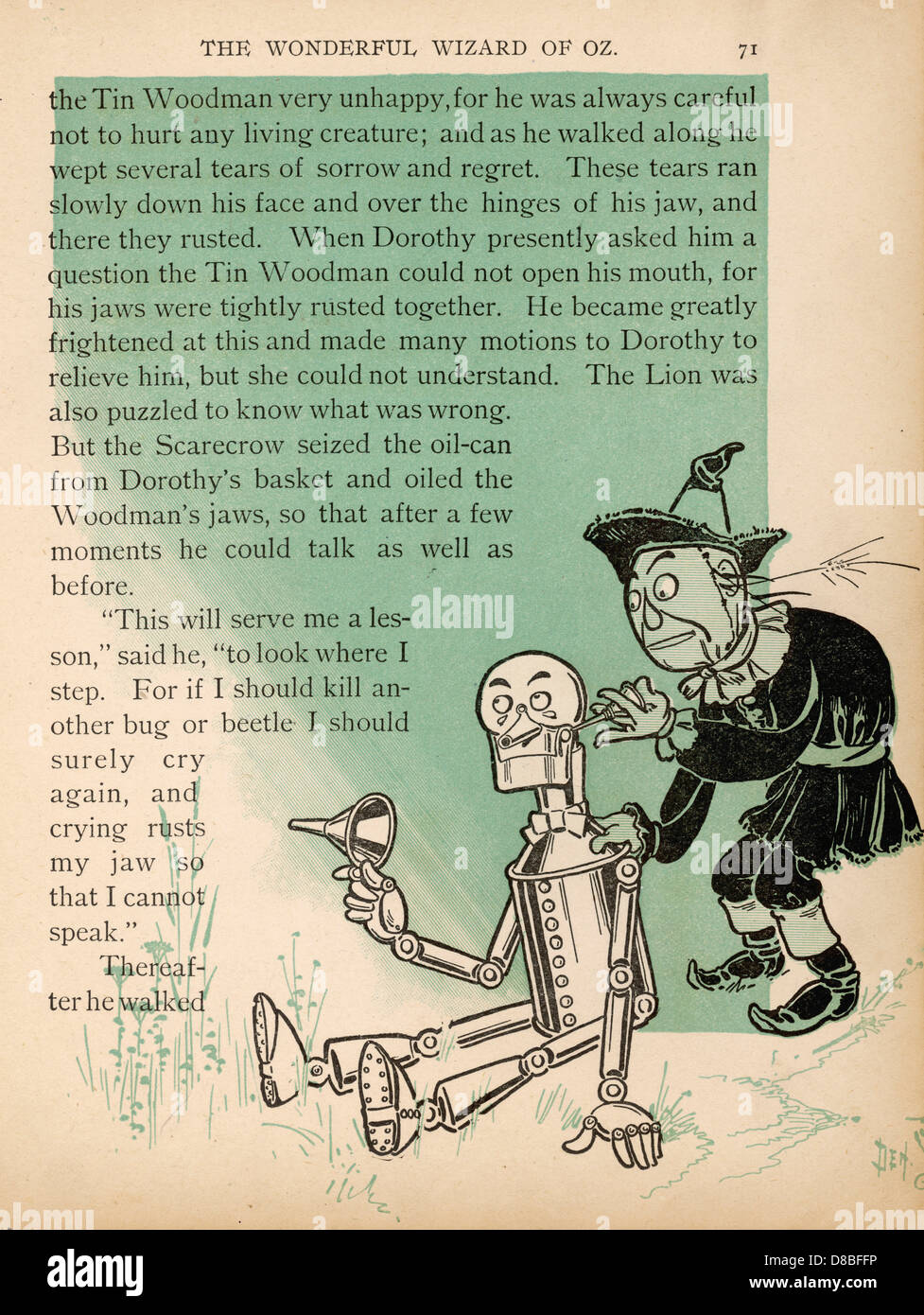 Wizard Of Oz Tin Man Stock Photo Alamy