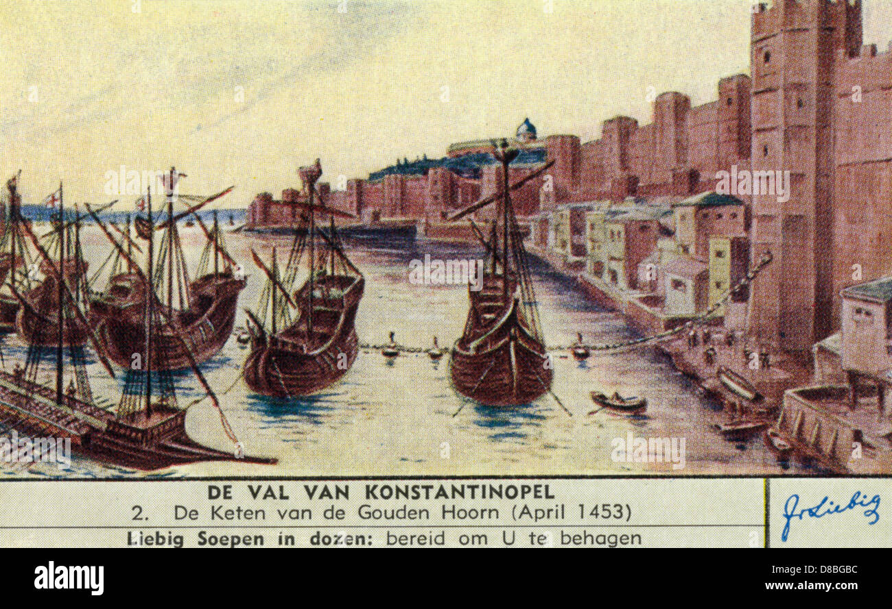 The Fall of Constantinople in 1453 Stock Photo - Alamy