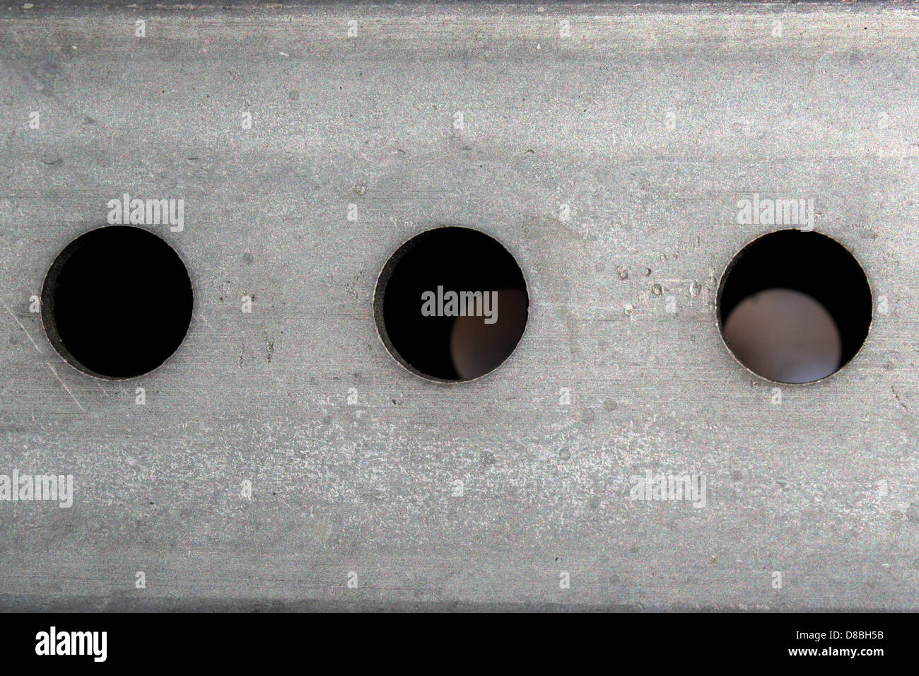 metal signpost with holes closeup texture Stock Photo Alamy