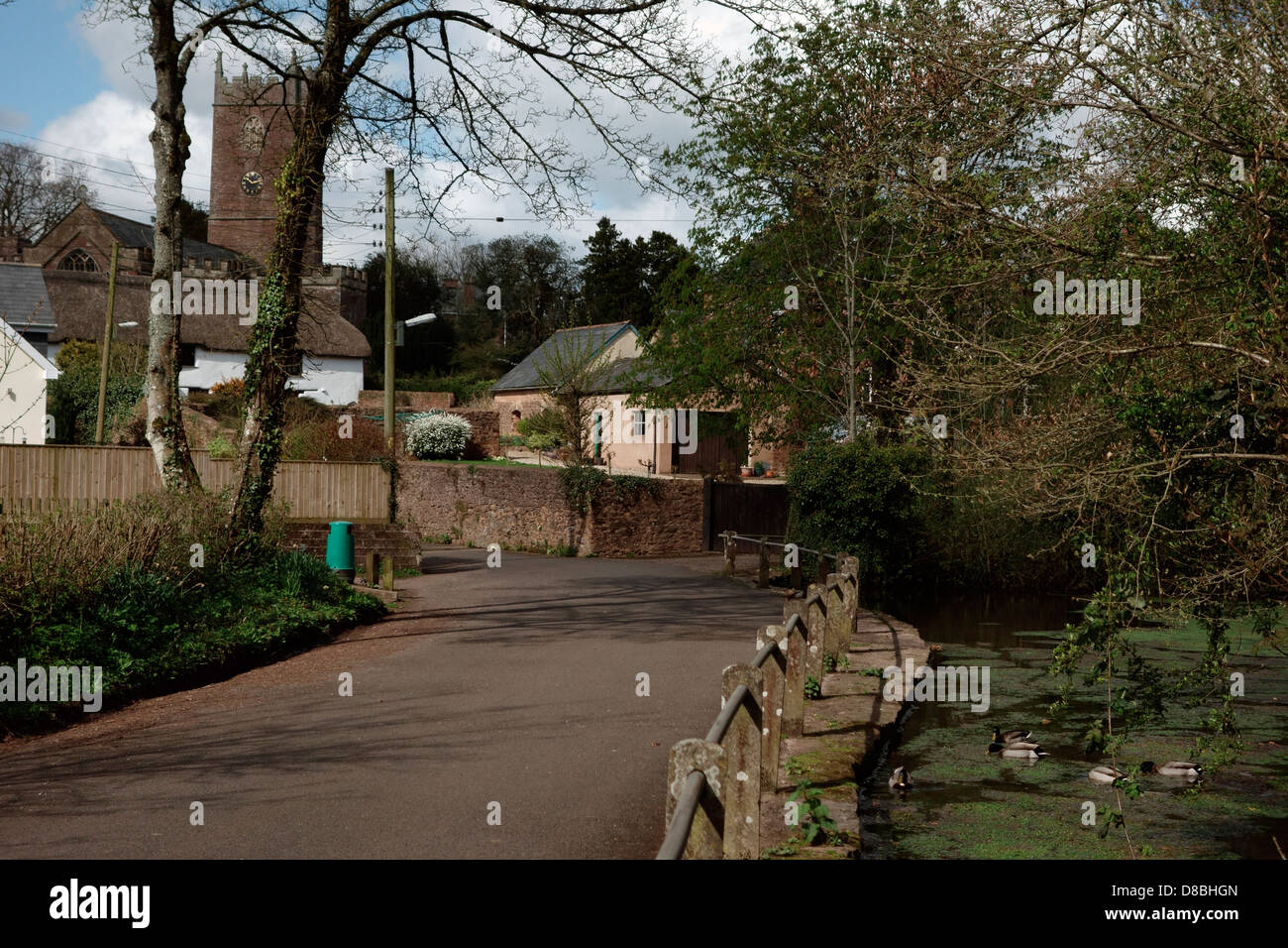 Village of Halberton near Tiverton, Devon UK Stock Photo