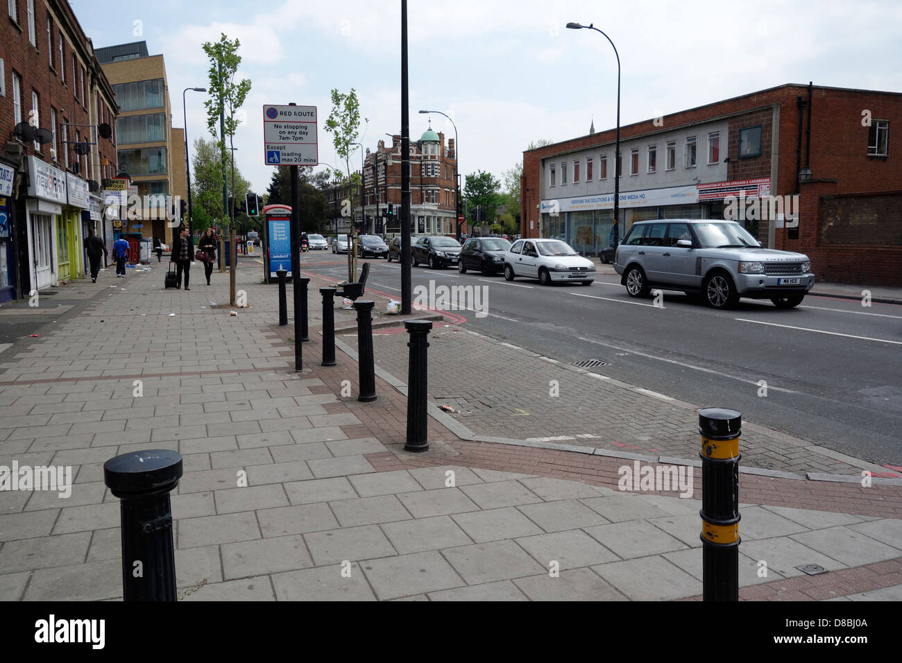 Kennington South London - traffic dominated Stock Photo