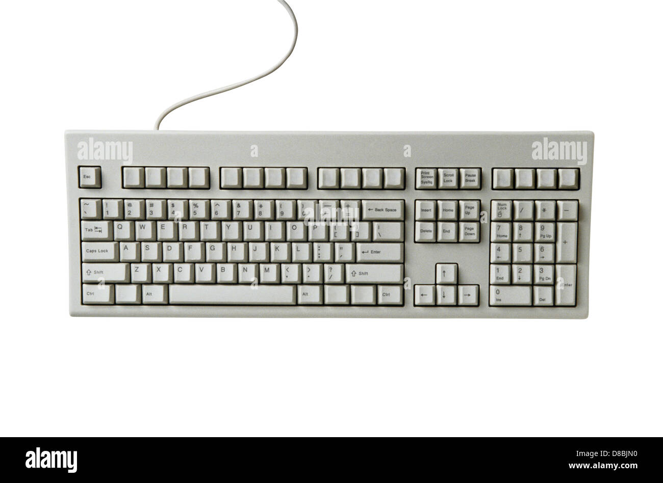 Computer keyboard Stock Photo