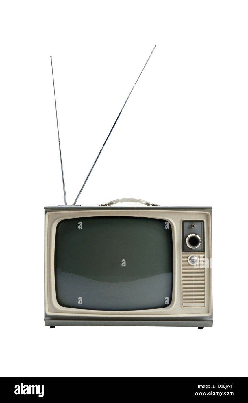 Телевизор показывает с антенной. Кинескопный телевизор сбоку. Старый телевизор с антенной. Старинный телевизор с антенной. Телевизор старинный с антенкой.