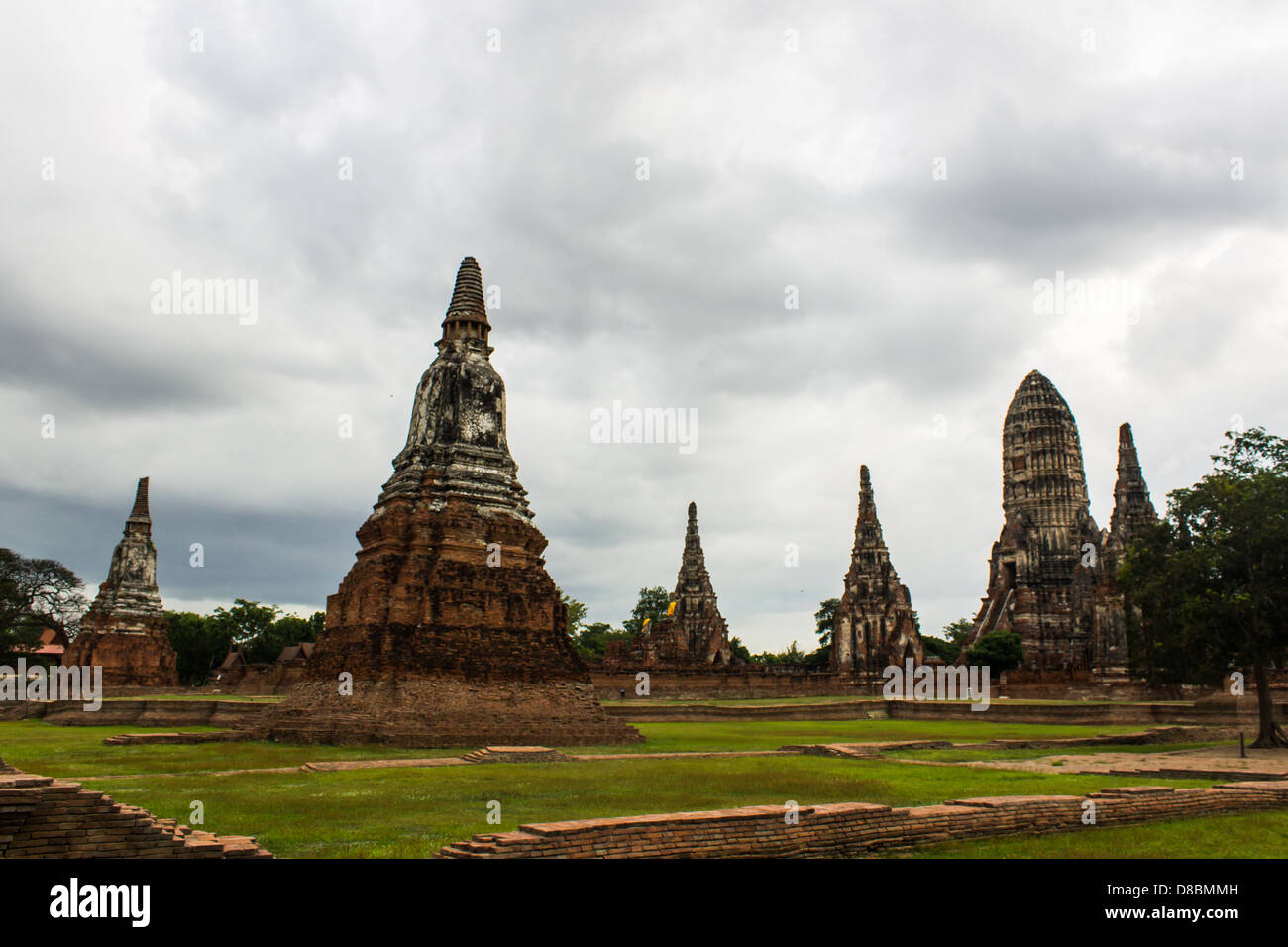 Wat Chaiwatthanaram Temple in Ayutthaya Stock Photo