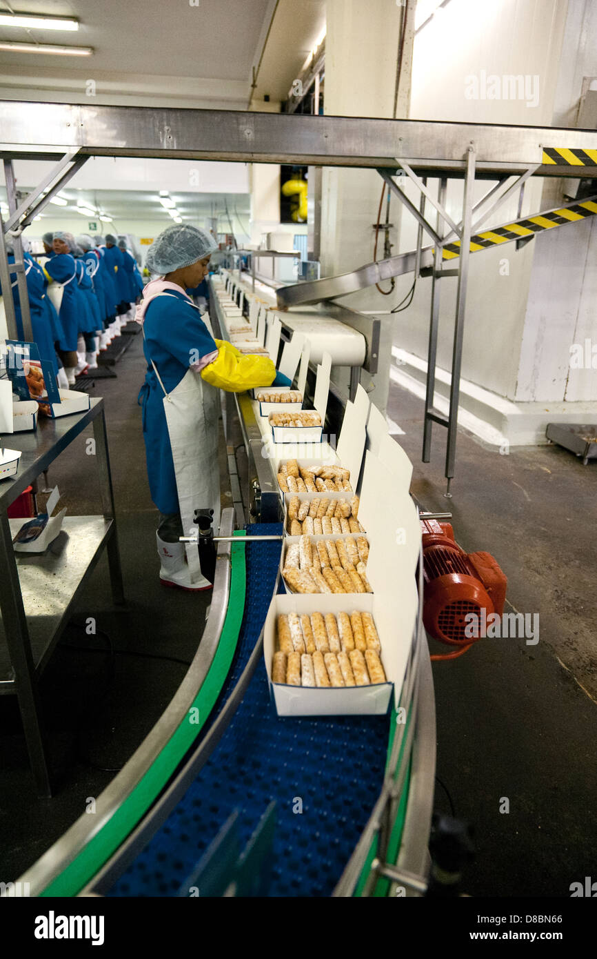 packaging production line Stock Photo Alamy