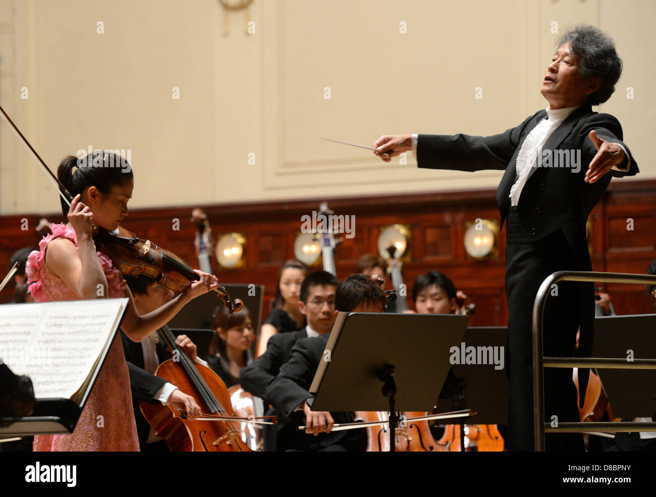 Concert of Japanese classical violinist Sayaka Shoji and Tokyo