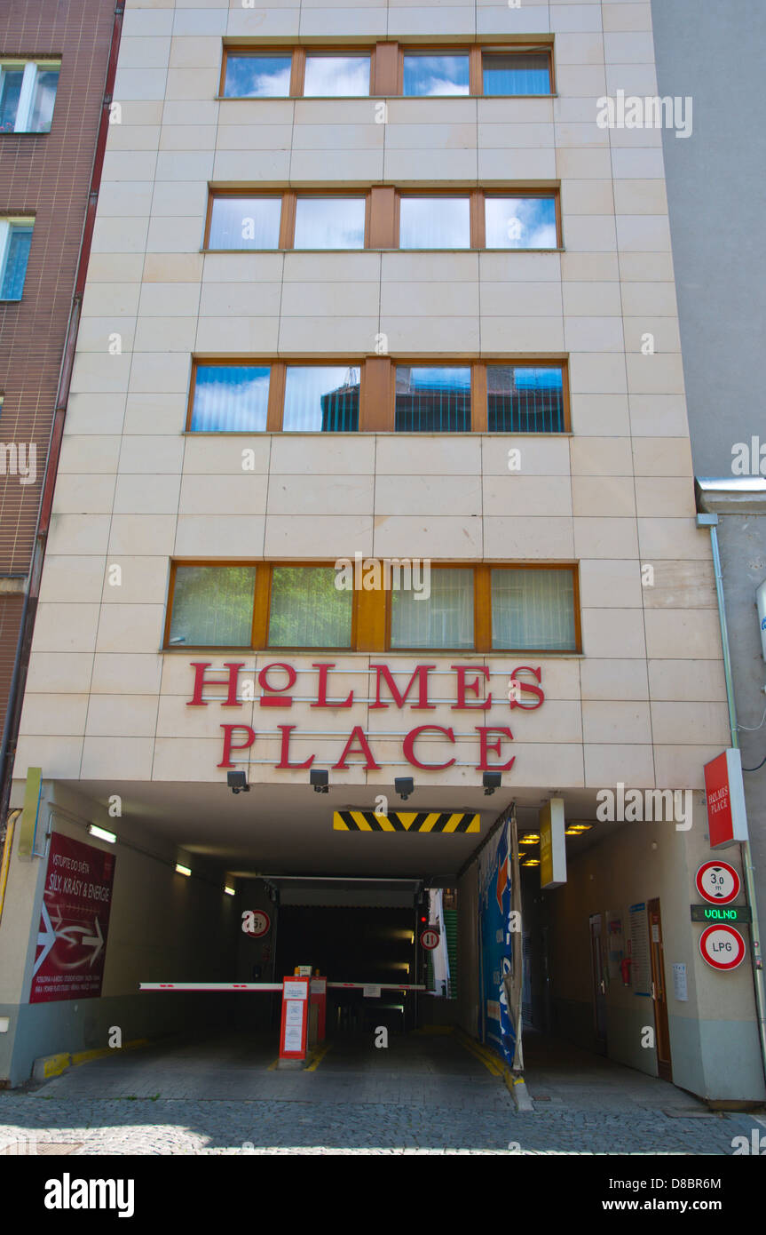 Holmes Places upmarket gym health club with a garage Karlin district Prague city Czech Republic Europe Stock Photo