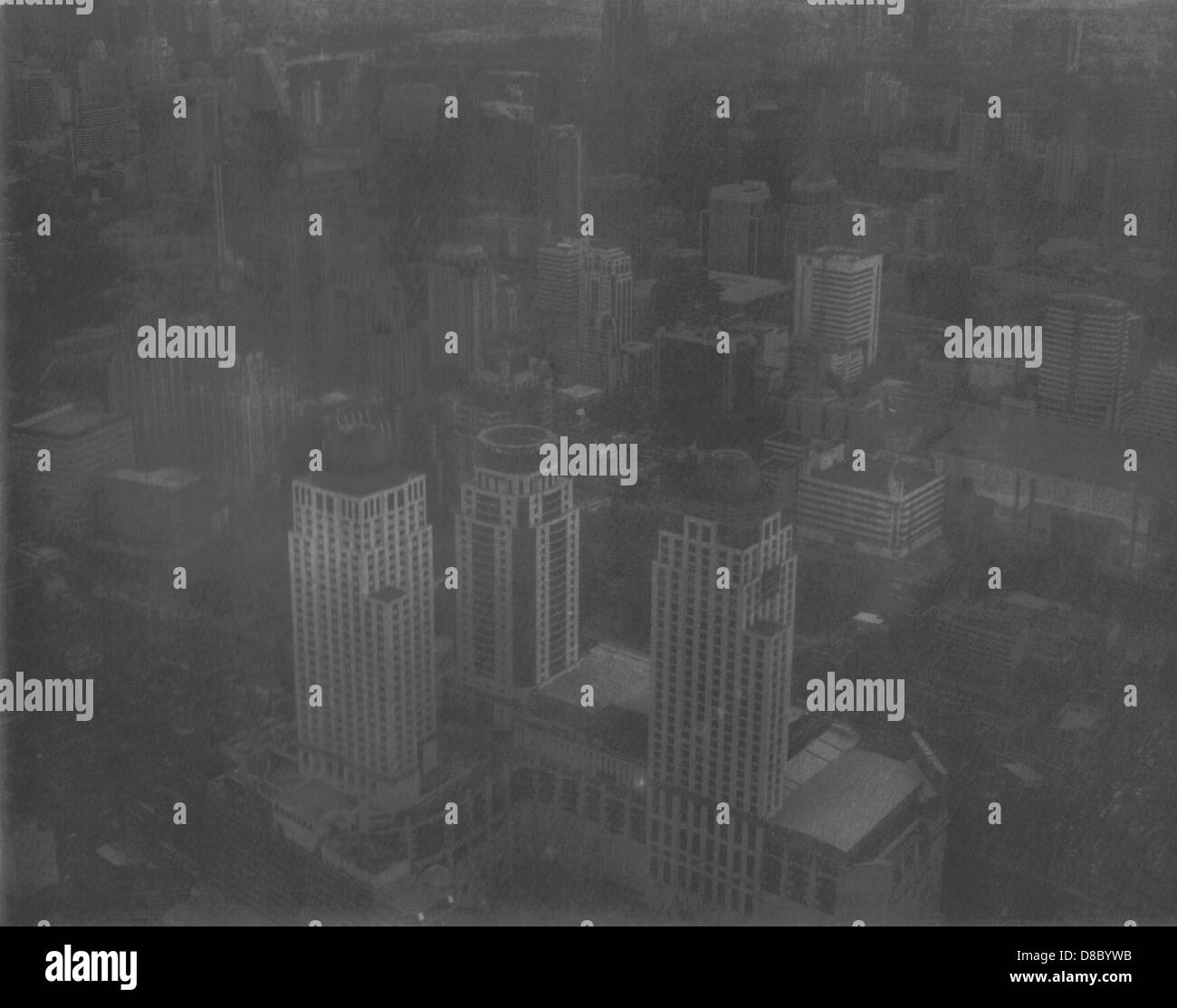 Top view of Bangkok, pictured on 01.01.2013 in  Bangkok, Thailand. Photo: Fredrik von Erichsen Stock Photo