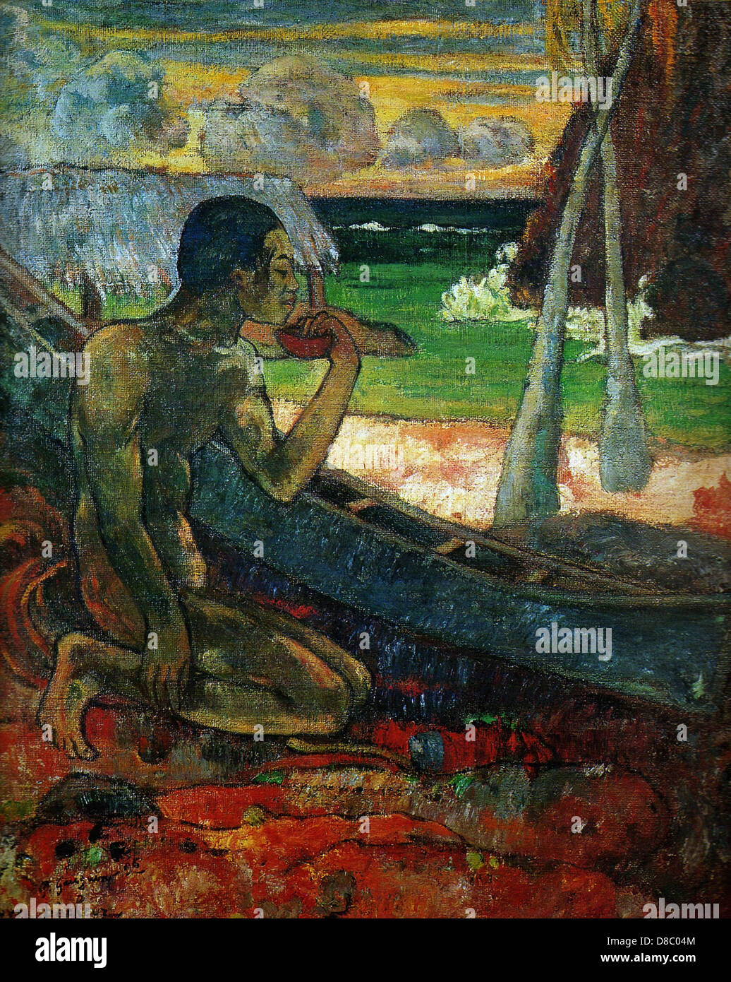 Paul Gauguin poor fisherman 1896 São Paulo Museum Stock Photo
