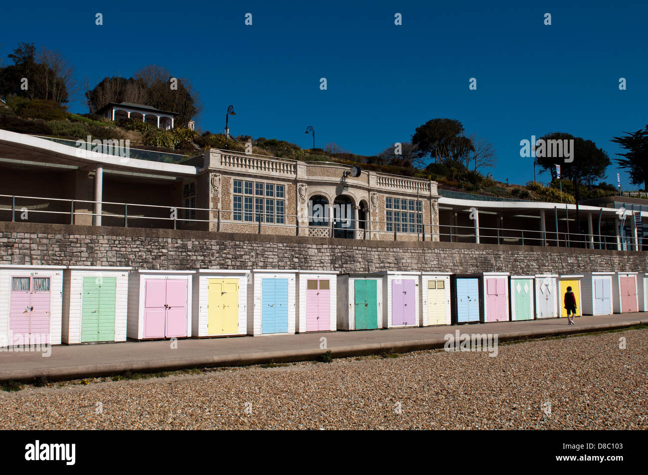 The sea front and Jubilee Pavilion, Lyme Regis, Dorset, England, UK