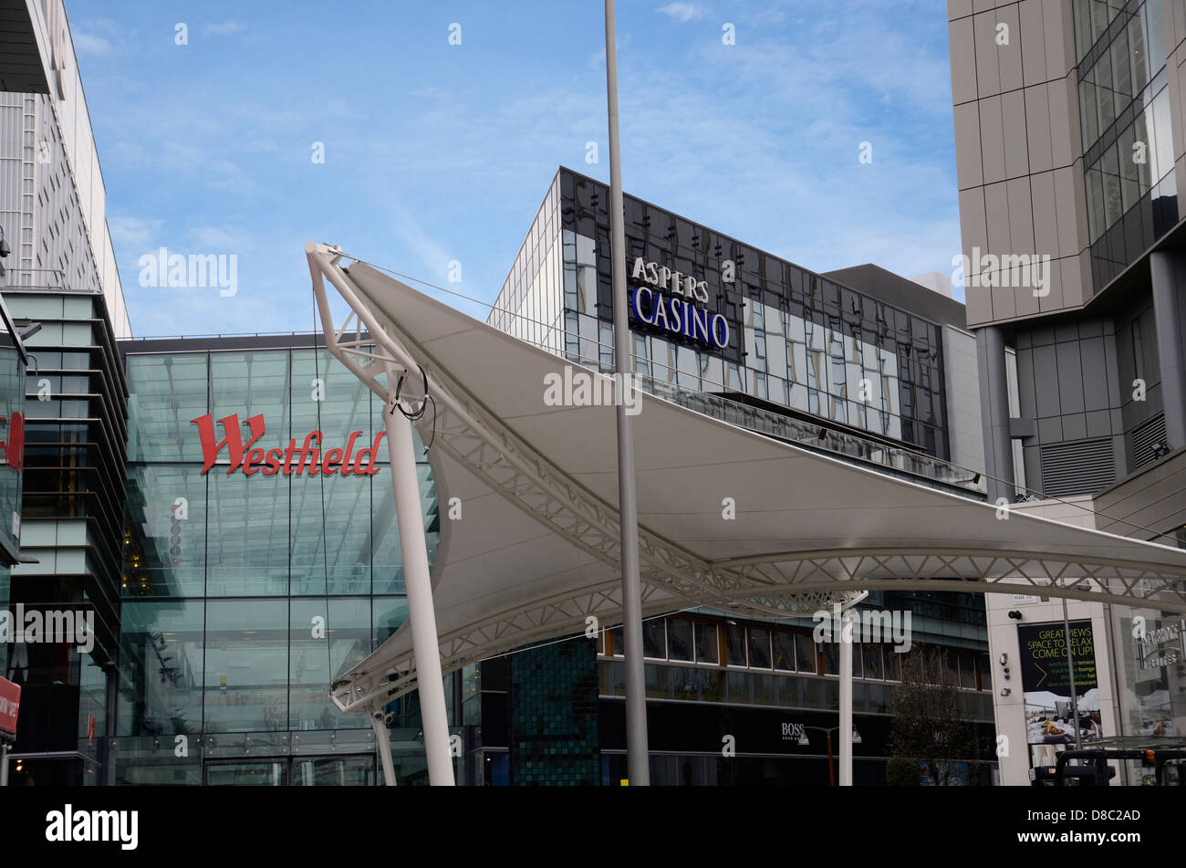 Westfield Shopping Centre at Stratford City in the east end of London Stock Photo