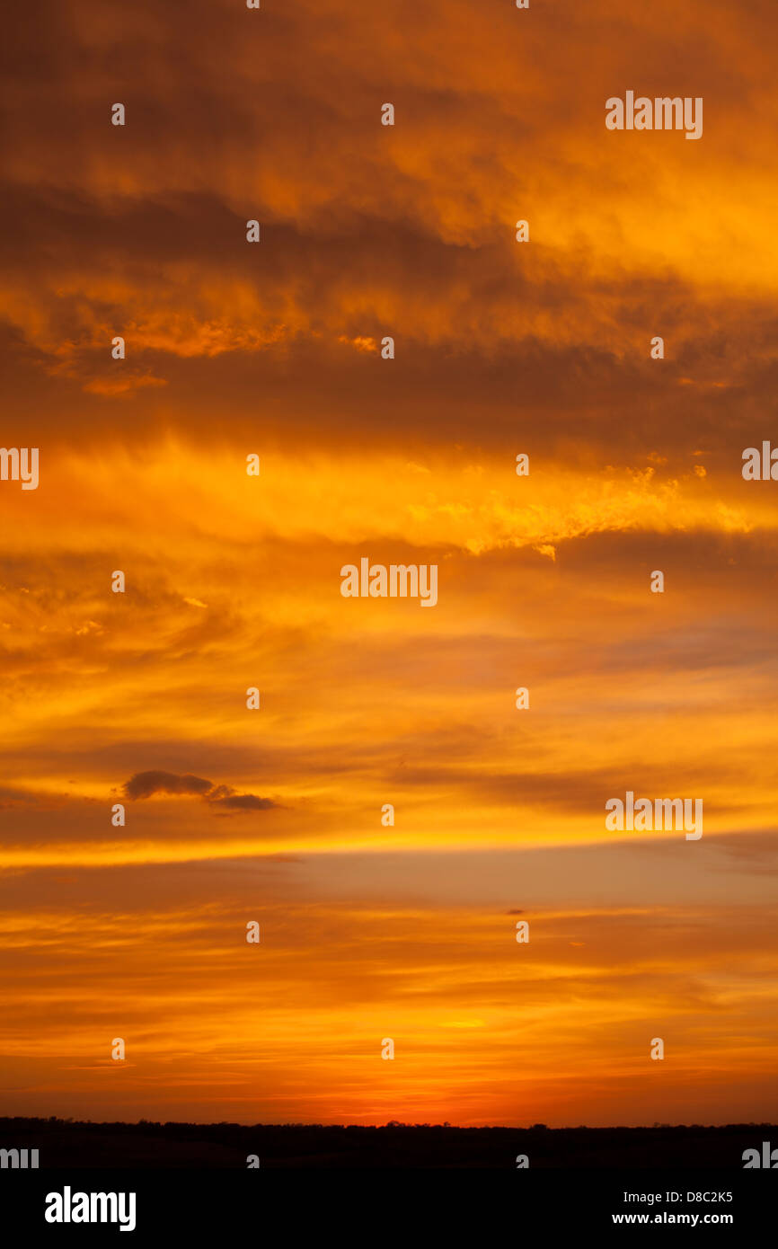 Sunset sky orange hi-res stock photography and images - Alamy