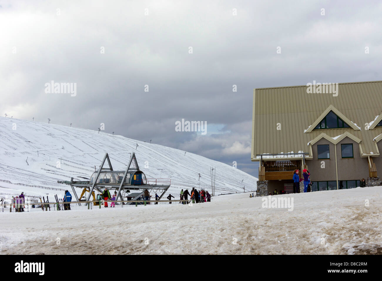 The Lecht Ski Centre, Moray, Scotland Stock Photo
