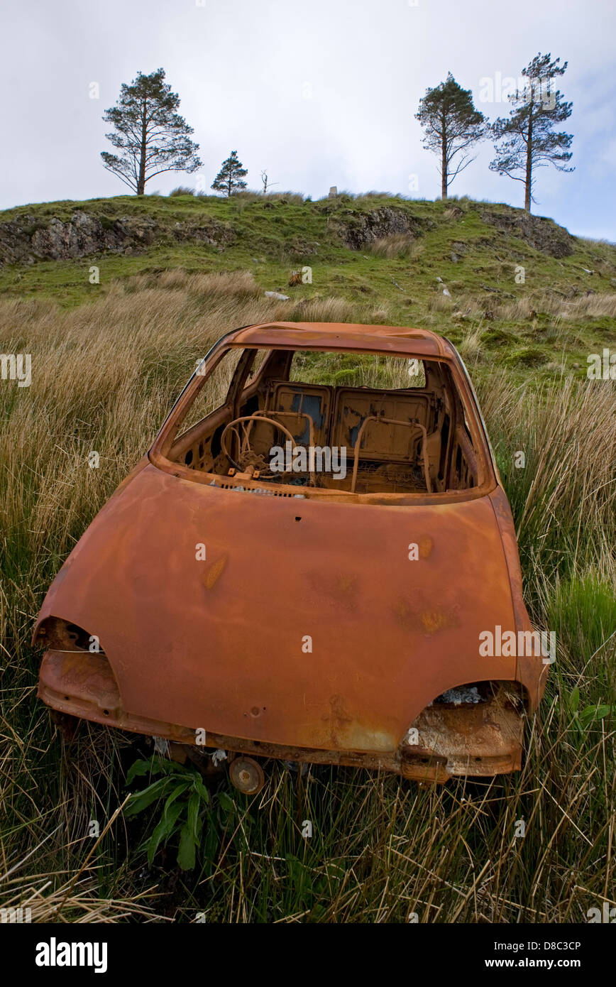 Car rolled down hillside hires stock photography and images Alamy